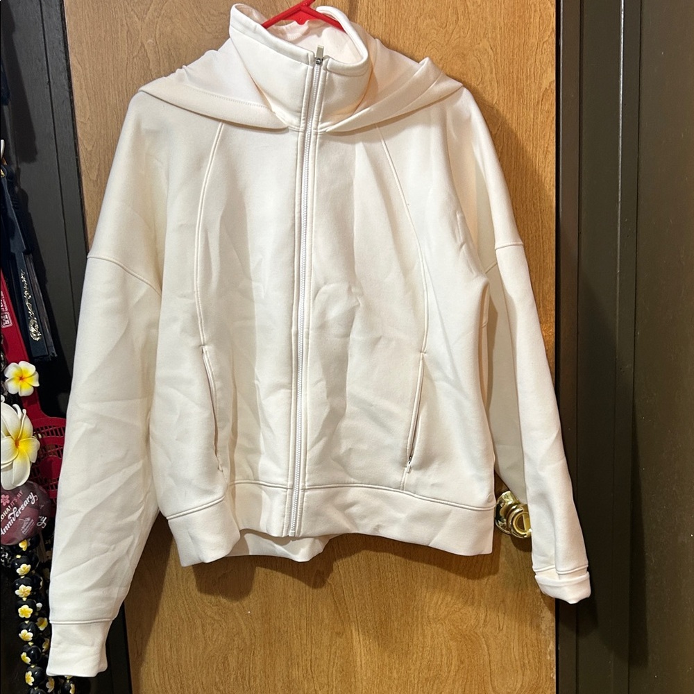 Chic White Bomber Jacket